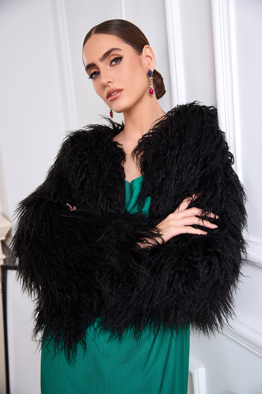 Vintage gold-plated dangle earrings